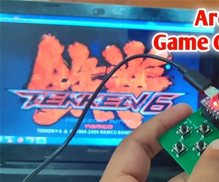 کنترل کننده بازی مبتنی بر آردوینو - کنترل کننده بازی Arduino PS2 - بازی Tekken With DIY Arduino Gamepad: 7 مرحله