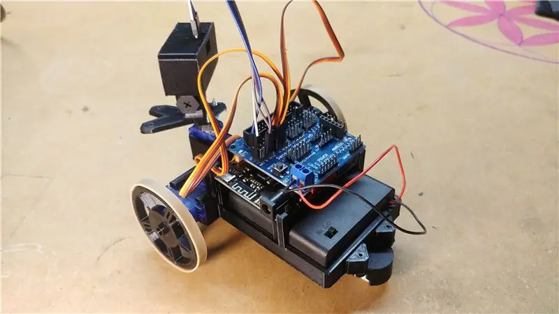 OAREE - 3D-geprint - Obstakel vermijdende robot voor technisch onderwijs (OAREE) met Arduino