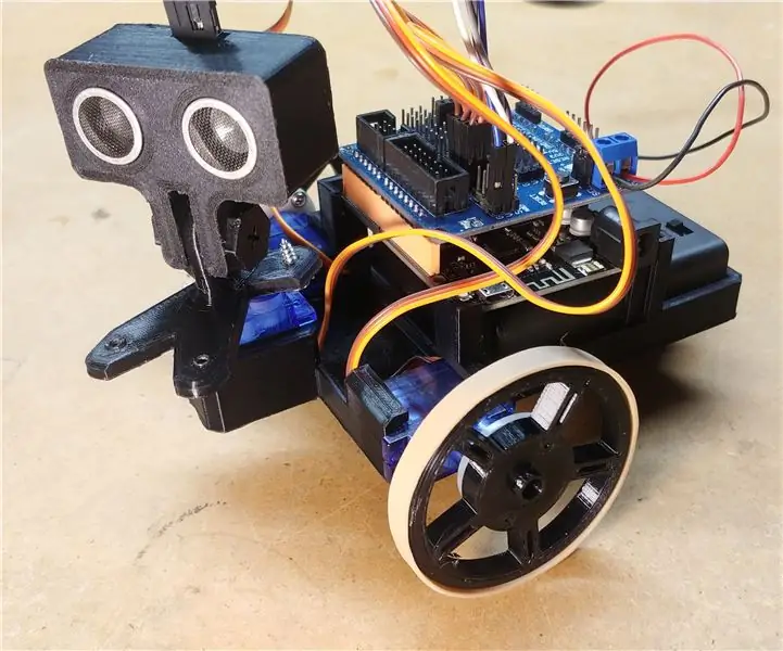 OAREE - 3D Printed - Robot Menghindari Robot untuk Pendidikan Kejuruteraan (OAREE) Dengan Arduino: 5 Langkah (dengan Gambar)