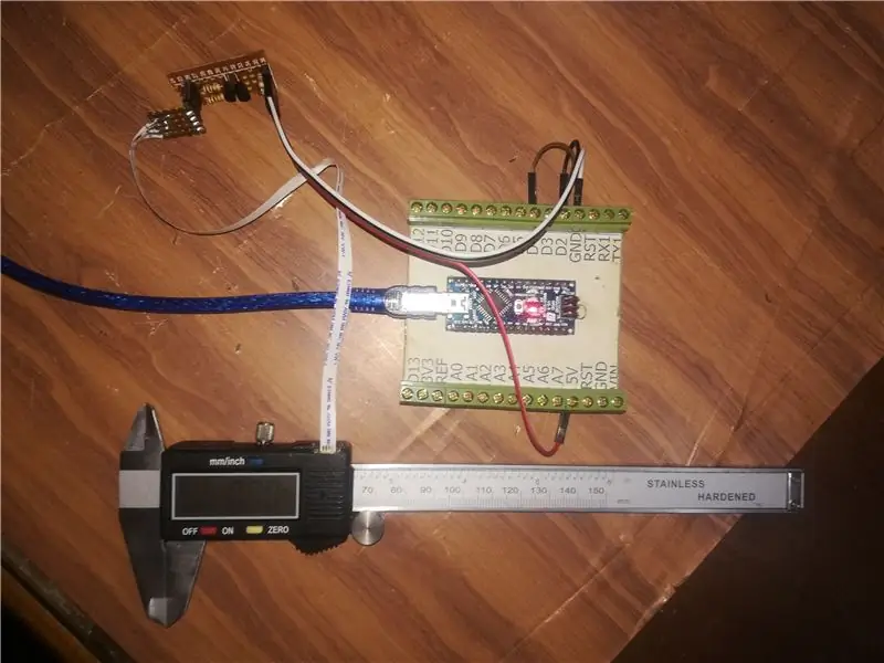 Hakkeroitu Digital Vernier Caliper Arduinolla