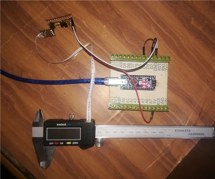 Hackad Digital Vernier -bromsok med Arduino: 7 steg