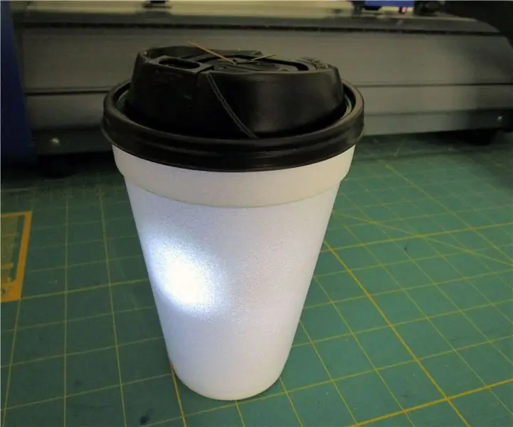 To -Go Cup Lantern - DIY тасалдсан хэлхээний гэрэл: 11 алхам