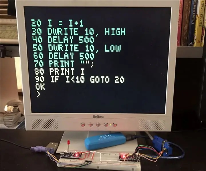 PC bàsic Arduino amb sortida VGA: 5 passos (amb imatges)