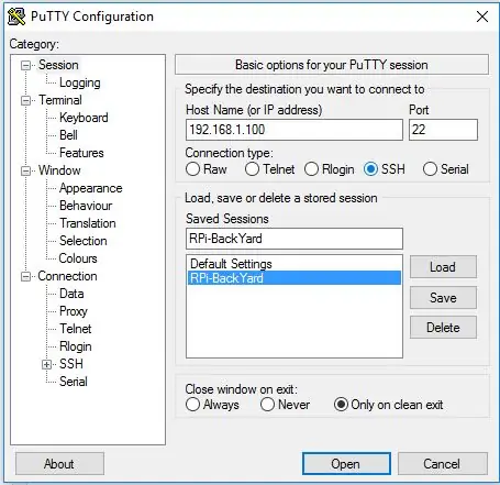 SSH RPi руу орж, зарим програм хангамжийг татаж аваарай