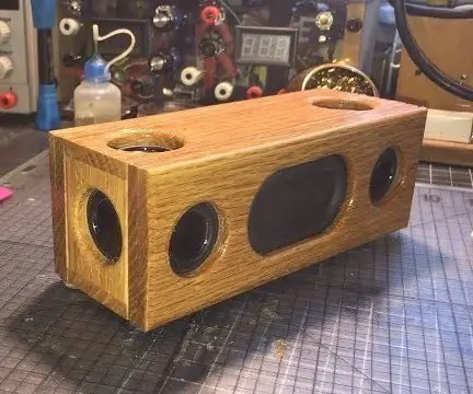 DIY Dayton Audio Mini Bluetooth Lautsprecher 1" CE32A mit Eichengehäuse - Gunook