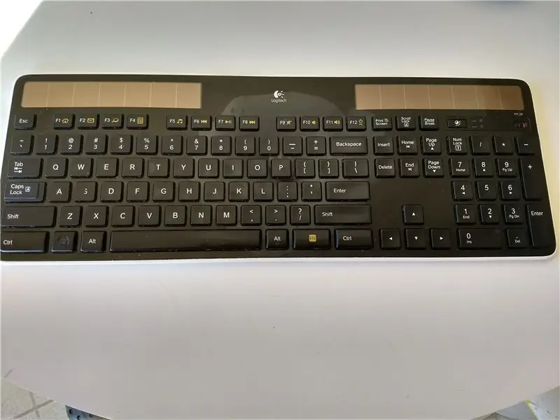 Logitech K750 მზის კლავიატურის დაშლა