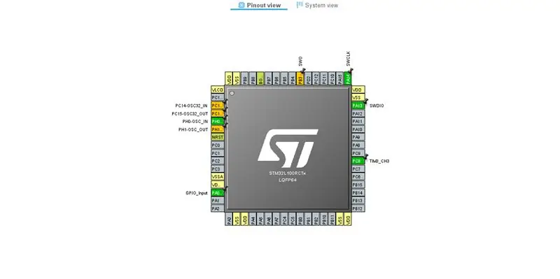 Atollic TrueStudio-ieslēdziet gaismas diodi, nospiežot spiedpogu, izmantojot STM32L100