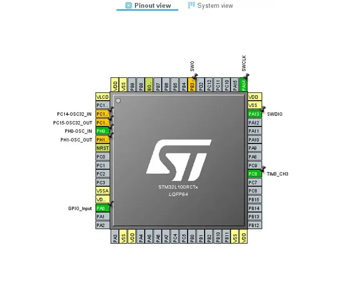 Atolički TrueStudio-Uključite LED pritiskom pritiskom na gumb pomoću STM32L100: 4 koraka