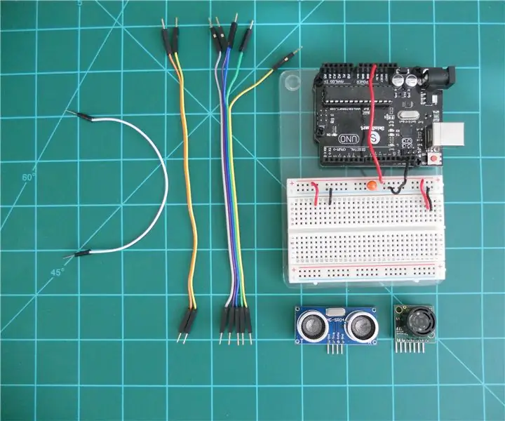 Comparació dels telèmetres LV-MaxSonar-EZ i HC-SR04 amb Arduino: 20 passos (amb imatges)