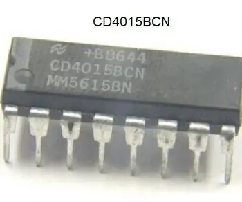 CD4015B ээлжийн бүртгэлтэй Arduino: 3 алхам