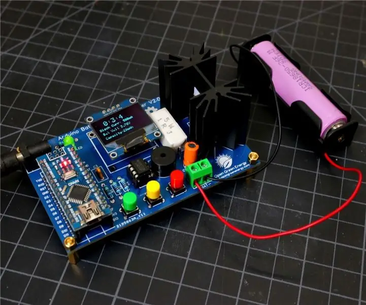 Penguji Kapasitas Baterai Arduino DIY - V2.0: 11 Langkah (dengan Gambar)