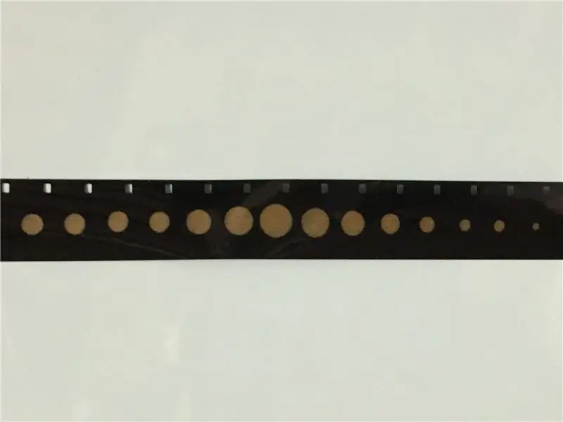 Laser-Etched 16mm Film Strip