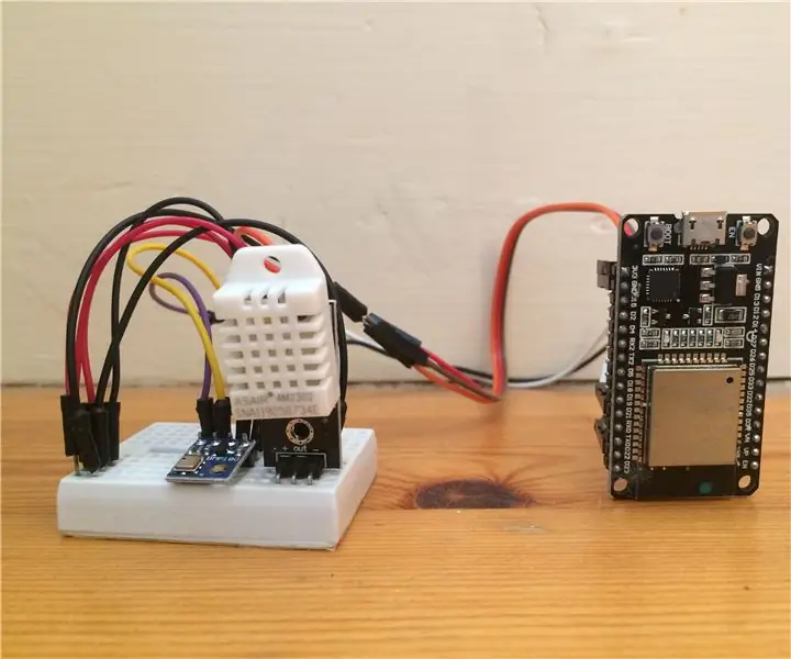 Monitor Udara Esp32: 6 Langkah