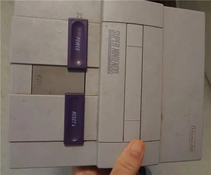 Super Nintendo quvvat ulagichi umumiy uslub bilan almashtirildi: 5 qadam