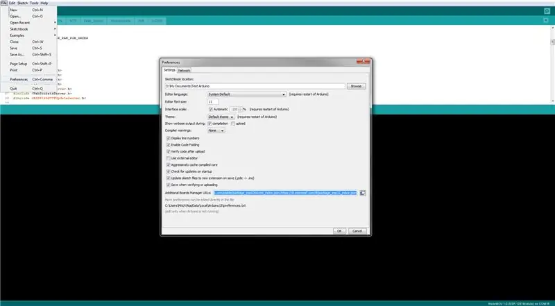 Coding ang ESP8266 Sa Arduino