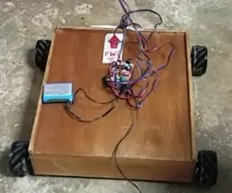 Mecanum Omni Wheel Robot sa GRBL koračnim motorima Arduino štit: 4 koraka