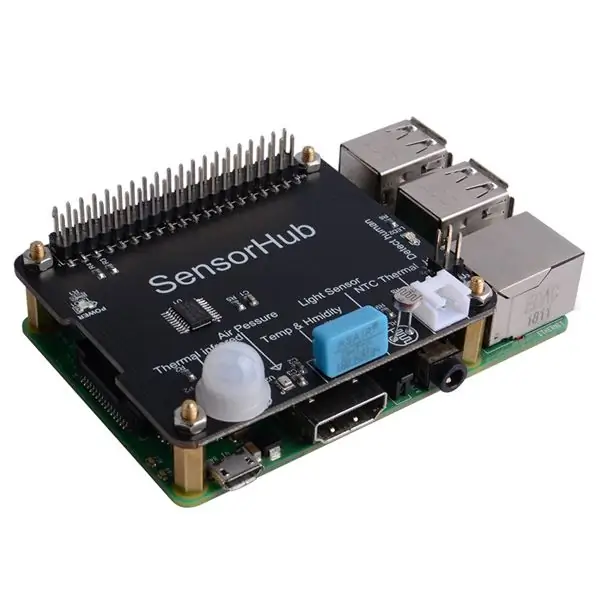 Docker Pi Series ของ Sensor Hub Board เกี่ยวกับ IOT