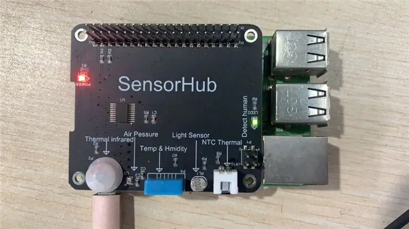 RaspberryPi bilan DockerPi SensorHub seriyasini qanday o'rnatish kerak