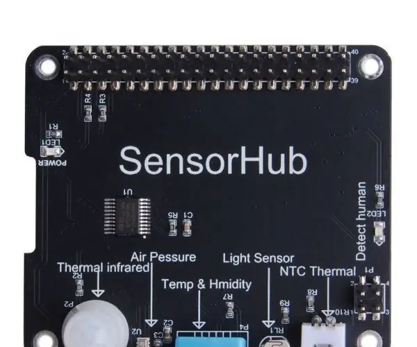 Docker Pi -serien av Sensor Hub Board Om IOT: 13 trinn