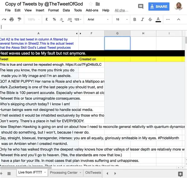 Hakbang 4: I-set up ang Iyong Google Sheet