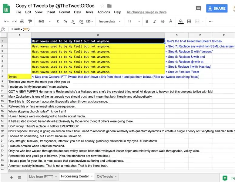 Trin 4: Konfigurer dit Google Sheet