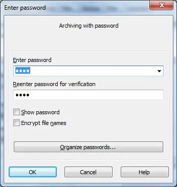 Inserisci e conferma la password