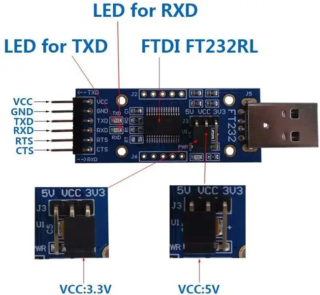 USB para conector serial