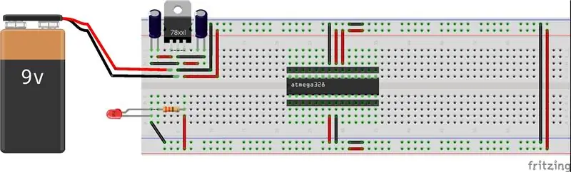 ATmega328P-PU өзара байланысы