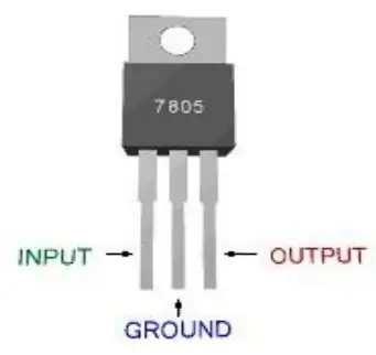 የቮልቴጅ ተቆጣጣሪ Ic 7805