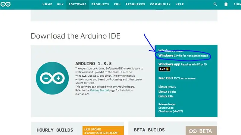 Installatore Le Program Arduino (2/3)