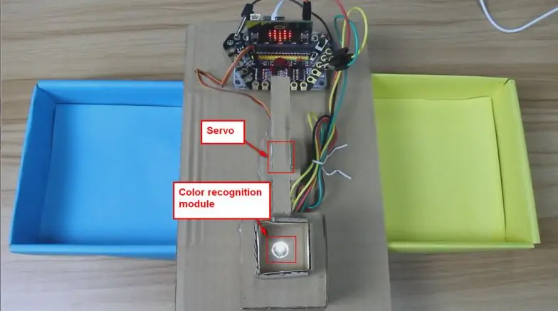 Come realizzare un progetto Color Sorter con Microbit?