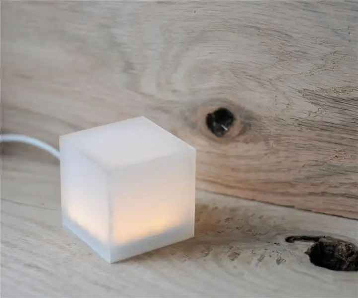 Lampa LED Cube: 8 kroków (ze zdjęciami)