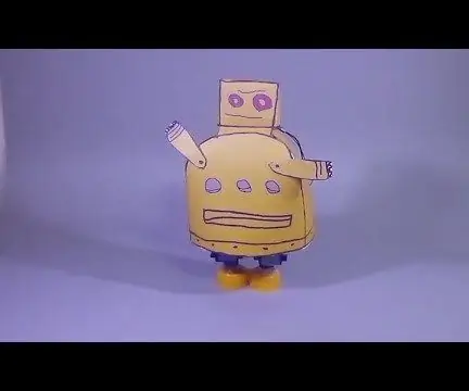 Kráčející robot se 3 servy: 4 kroky (s obrázky)