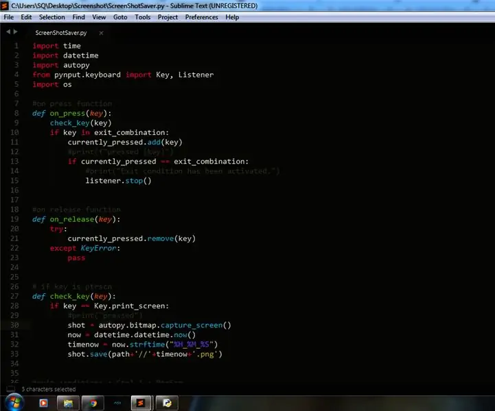 Awtomatikong I-save ang Mga Screenshot sa Windows Gamit ang isang Python Script: 4 Mga Hakbang