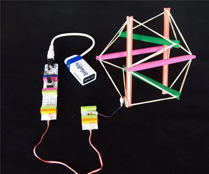 Řiditelný vibrační robot Tensegrity: 7 kroků (s obrázky)