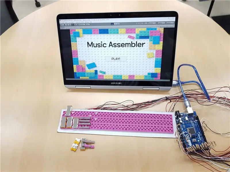 Music Assembler: Integrated Virtual Musical Instrument With Block-Typed Touch Sensor