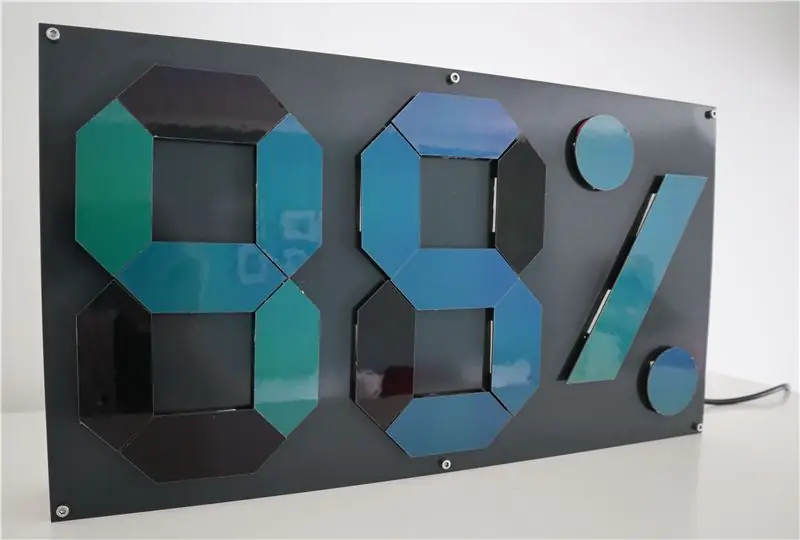 Thermochromic Temperature & Humidity Display