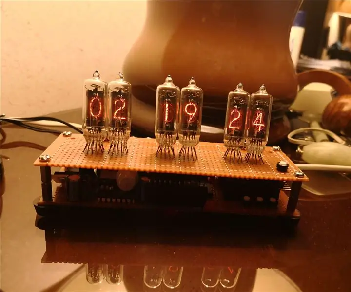 6 Digit Nixie Clock / Timer / Thermometer: 4 na Hakbang