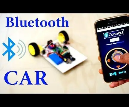 Kako napraviti mobilni automobil na daljinsko upravljanje putem Bluetootha: 4 koraka