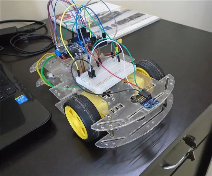 Jednostavni MPU6050 IMU + Arduino GYRO Bot: 4 koraka