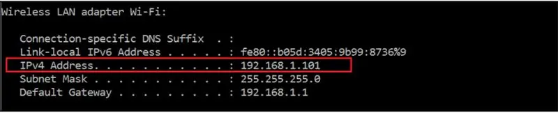 Uzyskiwanie adresu IP