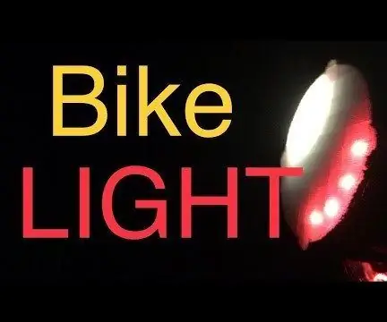 Manatiling Ligtas Gamit ang Bikelight na Ito Gamit ang Mga Senyas na Pagliko: 5 Hakbang (na may Mga Larawan)