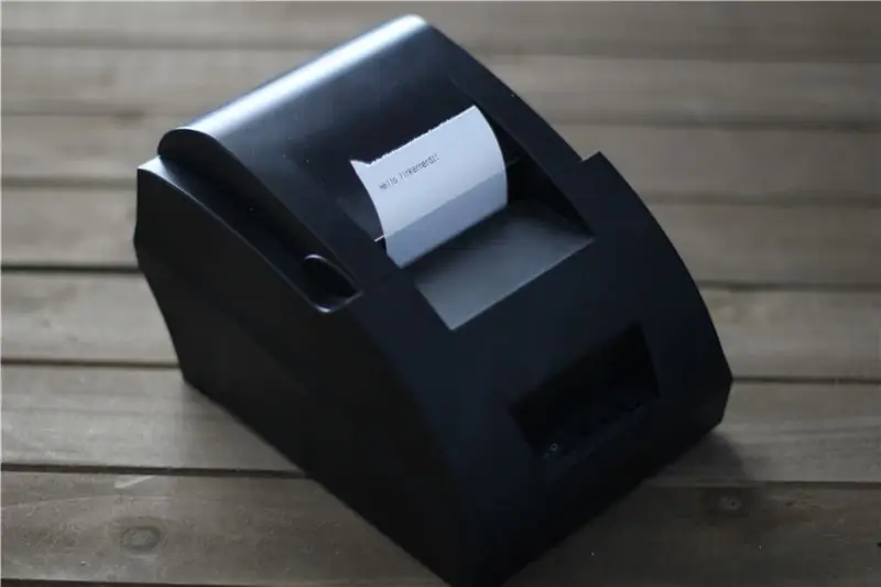 Alexa-printer | Upcycled bonprinter