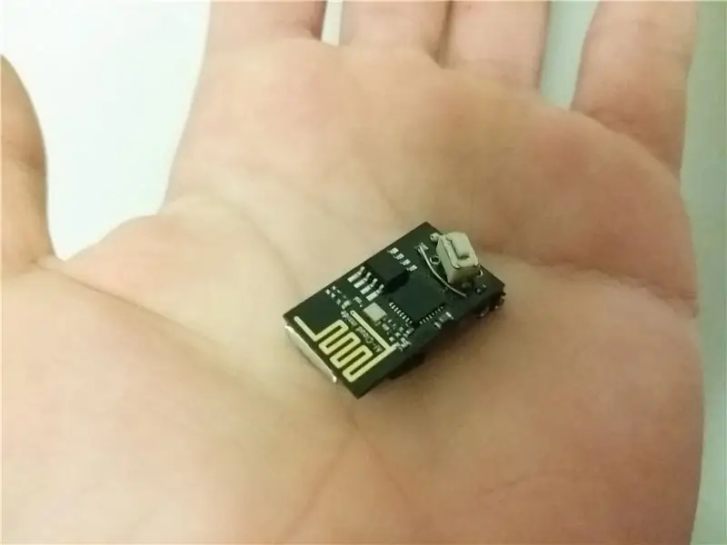 Kichkina ESP8266 chiziqli tugma (qayta sozlanishi)