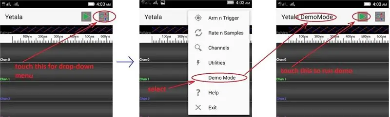 Menjalankan APP dalam Demo Mode