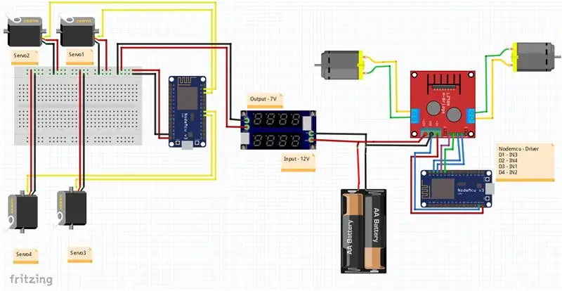 Circuit of Telepresence Robot