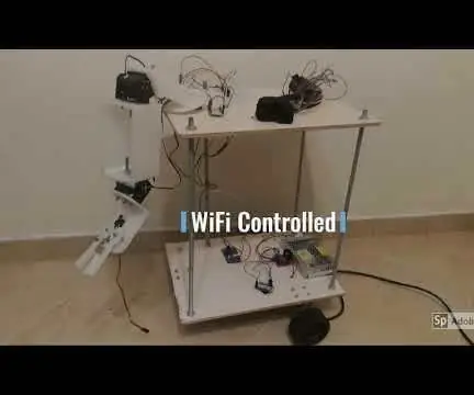 Wifi ilə idarə olunan bir Telepresence Robotu yaradın: 11 addım (şəkillərlə)