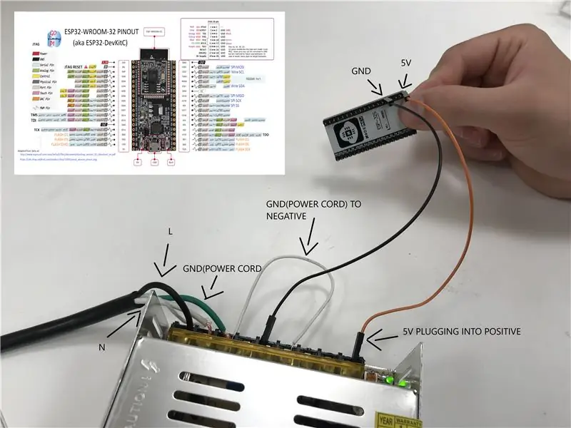 ESP32S -ийг ажиллуулж байна