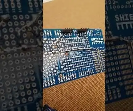 8 bit Arduino bináris számláló: 6 lépés