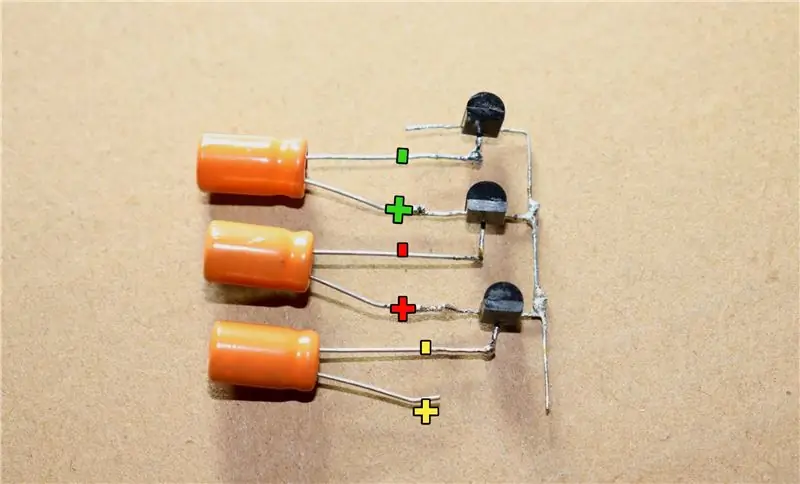 Unganisha Capacitors 100uf